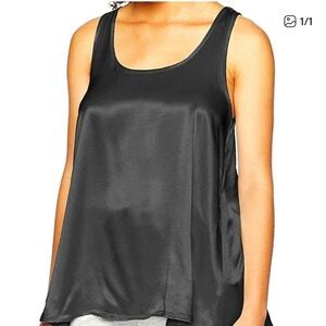 PJ HARLOW Black Open Back Top